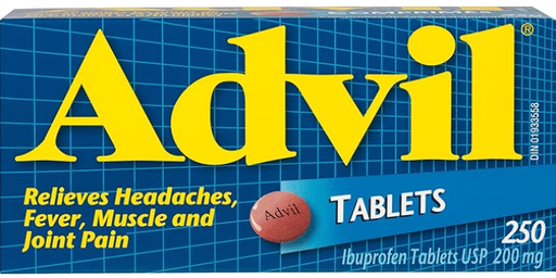 Advil Ibuprofen Tablets, 250 count