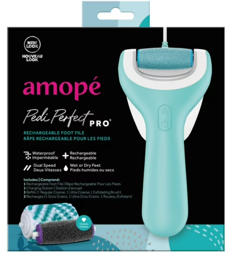 Amopé Pedi Perfect Pro Rechargeable Foot File