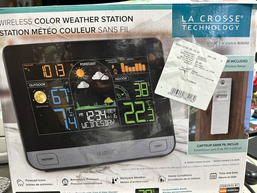 La Crosse Technology Wireless color Weather station