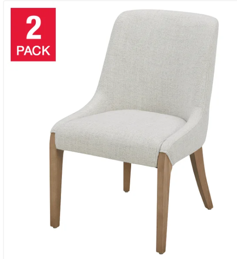 Aiden & Ivy Fabric Dining Chair, 2-pack