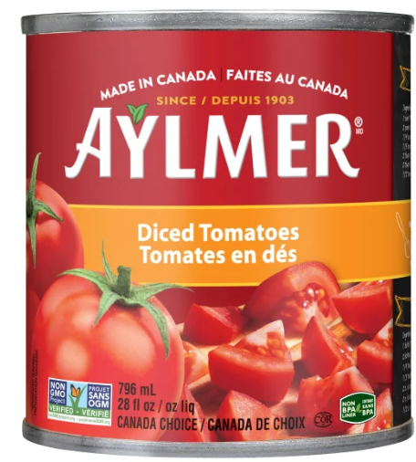 Aylmer Diced Tomatoes, 796 mL