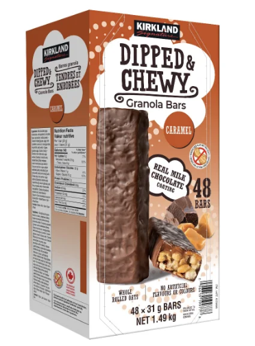 Kirkland Signature Dipped and Chewy Granola Bar