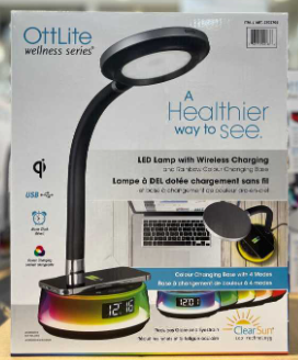 ottlite desk lamp wireless charger