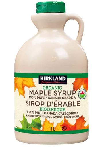 Kirkland Signature Organic Maple Syrup, 1 L
