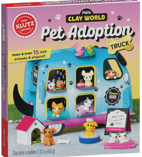 Mini Clay World Pet Adoption Truck