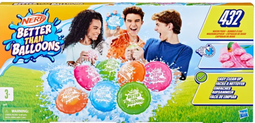Nerf Better Than Balloons 432 Pods