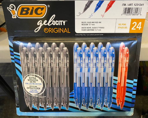 Big gelocity black blue and red 0,7mm
