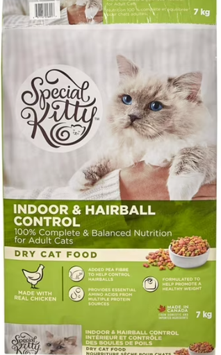 Special Kitty Indoor & Hairball Control Dry Cat Food