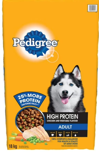Pedigree High Protein Chicken & Vegetable Dry Dog Food