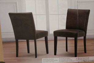 GILMAN CREEK 2 PACK GREY LEATHER CHAIR