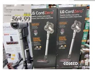 LG CORDZERO A9 CORDLESS VACUUM 