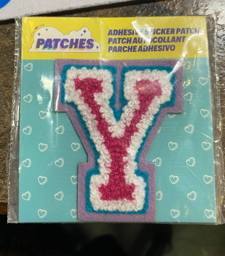 Patches - Varsity Letter - Y