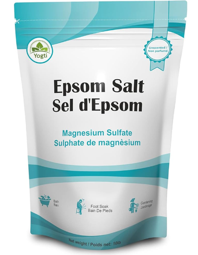 Yogti Peppermint Epsom Salt, 3-pound