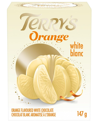 Terry's Orange White - White Chocolate, 147 g (Pack of 1)
