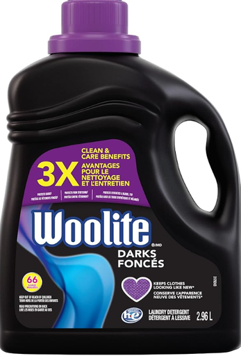 Woolite Darks, Laundry Detergent, Mega Value Pack, 2.96 L, 66 Loads