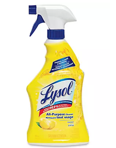 Lysol All Purpose Cleaner, Lemon, 650 ml