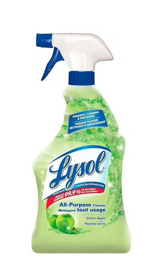 Lysol All Purpose Cleaner Trigger, Green Apple, 650mL